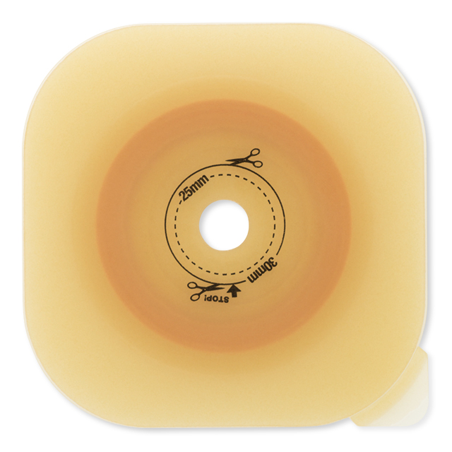 24200 flat skin barrier softflex no adhesive guide front