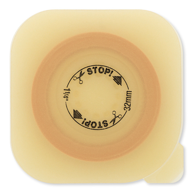 Hollister Incorporated Pouchkins flat skin barrier guide front 3761