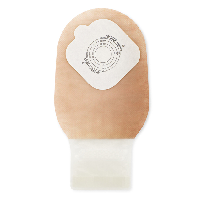 Hollister Incorporated Pouchkins drainable paediatric pouch flat guide back 3796