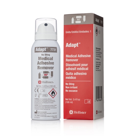 Medical adhesive shop remover spray
