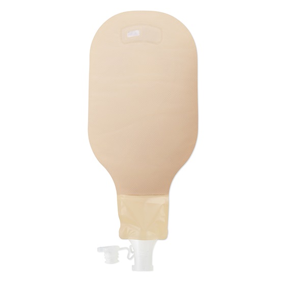 Hollister One Piece High Output Ostomy Pouch Flat Skin Barrier